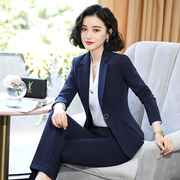 高端职业西装套装女韩版面试正装时尚气质女士商务大码工作服