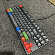 C104原厂CHERRY樱桃青轴红轴茶轴黑银轴主题机械键盘游戏C87