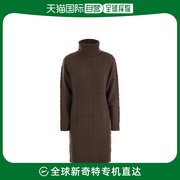 香港直邮潮奢 Polo Ralph Lauren 女士羊毛羊绒高领连衣裙