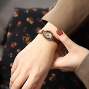 韩国时尚气质女性手表女款手链细带镶钻女士腕表小众女表轻奢小巧