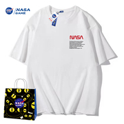 NASA GAME联名直播2024纯棉短袖t恤男女潮牌上衣情侣YB