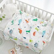 新生婴儿浴巾宝宝，两层纱布毛巾被纯棉儿童，单层纱巾竹棉薄盖毯包巾