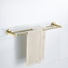 北欧拉丝金色304不锈钢毛巾架浴室，五金挂件套装铜色置物架浴巾架