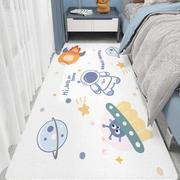 床边地毯卧室儿童房间男女孩卡通长条床前垫子家用客厅阳台地垫