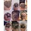 宝宝儿童理发造型神器小孩发型，雕刻图案自己剪剃头辅助模型贴模具