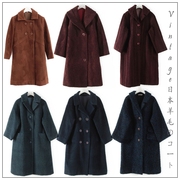 vintage古着孤古中古尖货日本制日系洋装茧型廓形羊毛复古大衣53