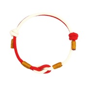 红绳长相思情侣手链学生饰品男女信物纪念金刚结手链手绳手工编织