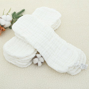 婴儿尿布纱布可洗尿片，新生儿10层花生型尿布，宝宝介子布