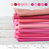 45*55cm 美国进口全棉手工拼布布料 衣裙面料 MODA素布 粉紫色系