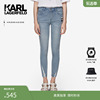 Karl Lagerfeld卡尔拉格斐牛仔裤21秋季中腰紧身九分铅笔裤女
