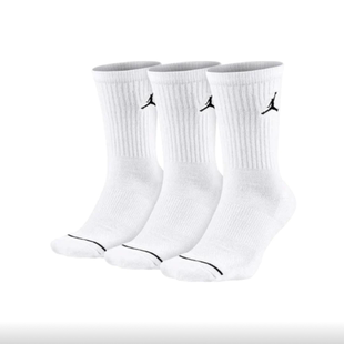 耐克袜子2023夏季jordan长筒情侣三双装篮球，运动袜sx5545-100