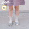 Collegien女童袜子夏薄款蕾丝花边短袜埃及长绒棉A类宝宝网眼袜子