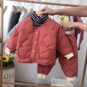 宝宝棉衣套装女1-3岁婴幼儿，冬装丝绵棉袄，男童小童棉服加厚棉袄潮0