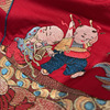 百子图新中式新婚庆床品被套四件套结婚全棉纯棉陪嫁红色床上用品