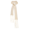 gleerainbow米白羊绒麻花，针织流苏秋冬保暖围巾