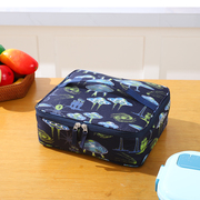 ucola保温袋儿童饭盒手提袋，长方形便当包扁平(包扁平)餐包饭兜小学生专用