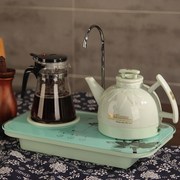 odma欧德玛陶瓷电热水壶，烧水自动断电恒温泡，茶杯智能触摸抽水