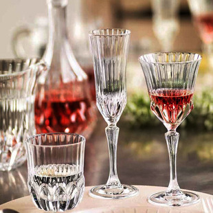 意大利进口RCR水晶杯创意鸡尾酒杯欧式家用刻花红酒杯香槟杯