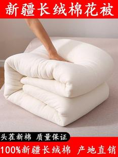 新疆一级长绒棉被棉絮，被芯加厚保暖棉花被，褥子垫被学生全棉冬被子