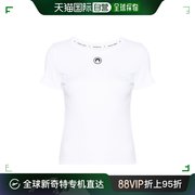 香港直邮潮奢marineserre女士，serreandpolos海军风，t恤白色t