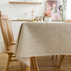 纯色棉麻桌布台布茶几布加厚(布，加厚)亚麻布，北欧简约现代素色加厚餐桌布