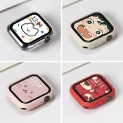 适用苹果applewatch手表iwatchs8保护壳se/7/6/5/4/3代手表壳糖果硅胶保护套软壳全包防摔手表壳表套表盘配件