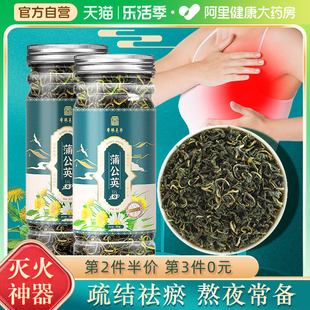 蒲公英叶散消除结茶新鲜的特级中药材野生蒲公英，熬夜养护肝茶