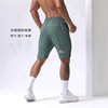 夏季冰丝运动短裤男薄款休闲五分裤子跑步训练速干健身裤拉链口袋