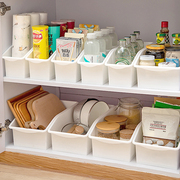 桌面收纳盒多功能下水槽橱柜抽屉，置物塑料家用厨房台面零食收纳筐