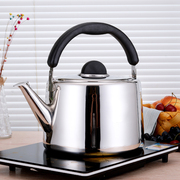 不锈钢加厚烧水壶鸣笛煤气燃气，电磁炉茶壶大容量，4l5l6l煮水开水壶
