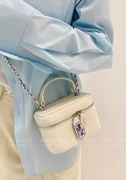 链条包包女2022夏季小香风，包时尚(包时尚，)糖果色单肩手提斜跨包精致