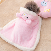 宠物狗狗衣服秋冬装保暖加厚披风，睡袍棉衣泰迪，睡觉毯子冬季小被子
