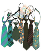 送一各种复古绿色领带女纯色免打短款百搭休闲条纹学生学院风