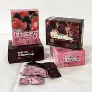 松露黑巧克力盒装商超便利店草莓味醇香味零食喜糖伴手礼盒