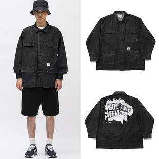 WTAPS MADNESS 余文乐四口袋工装夹克西山彻潮牌水洗复古外套