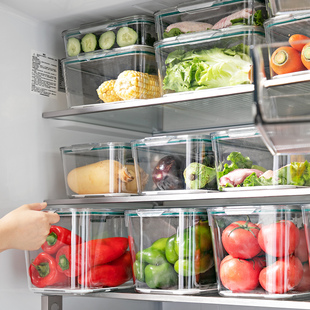 冰箱收纳盒冷冻专用保鲜盒大容量食品级厨房蔬菜水果鸡蛋整理神器