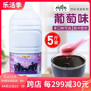 太湖美林A系葡萄果汁 浓缩冲饮品2.5kg 饮料浓浆果酱沙冰原料商用