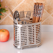 304不锈钢筷子筒家用筷子桶，厨房挂式创意，勺子收纳盒筷子笼沥水架