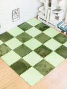 家用客厅泡沫拼接地毯地垫，儿童爬行垫飘窗毯子拼接毛绒地毯加厚