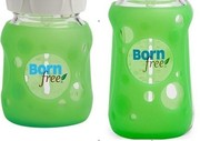 美国bornfree布朗博士，宽口奶瓶通用保护套，隔热硅胶套带刻度