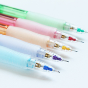 PILOT日本百乐笔自动铅0.5 学生彩色透明杆H-185N进口铅笔