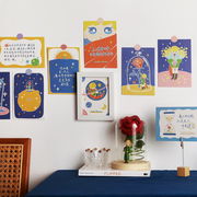 创意儿童房布置装饰墙贴男孩卧室可爱温馨小王子卡片墙面装饰卡片