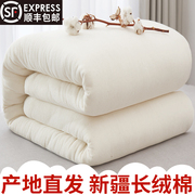 新疆一级长绒棉花纯棉被被芯冬被全棉保暖棉絮被子被芯床垫被