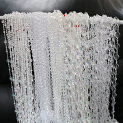水晶珠帘婚庆 亚克力diy手工材料塑料 路引吊顶圆环道具连线