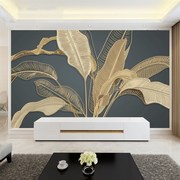 8d立体电视背景墙壁纸客厅，沙发卧室欧式壁画简约大气轻奢墙布2020
