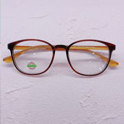 韩国超轻板材镜架 暖茶色眼镜框 时尚复古 1631 52-19/42*139 8g