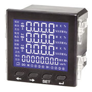 液晶数显多功能电力仪表，三相电流电压功率频率，电能表带485数