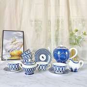 北欧风咖啡具套装英式下午茶具家用15件陶瓷个性球状咖啡具套装