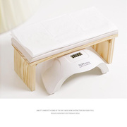 日式美甲手枕工具原木简约风格垫子可放光疗机网红款实木轻奢桌垫