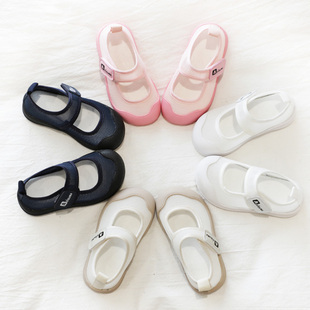 宝宝运动鞋幼儿园室内鞋儿童，小白鞋男童，网鞋透气网面女童布鞋夏季